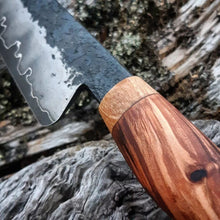 Wrought Iron & Nickel Chef Knife