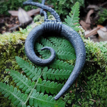 Koru Pendant - Iron