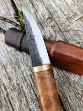 Bronze Redwood Puukko Bushcraft Knife