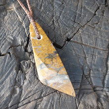 Yellow Jasper Blade Pendant