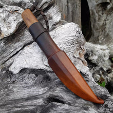 Bronze Redwood Puukko Bushcraft Knife