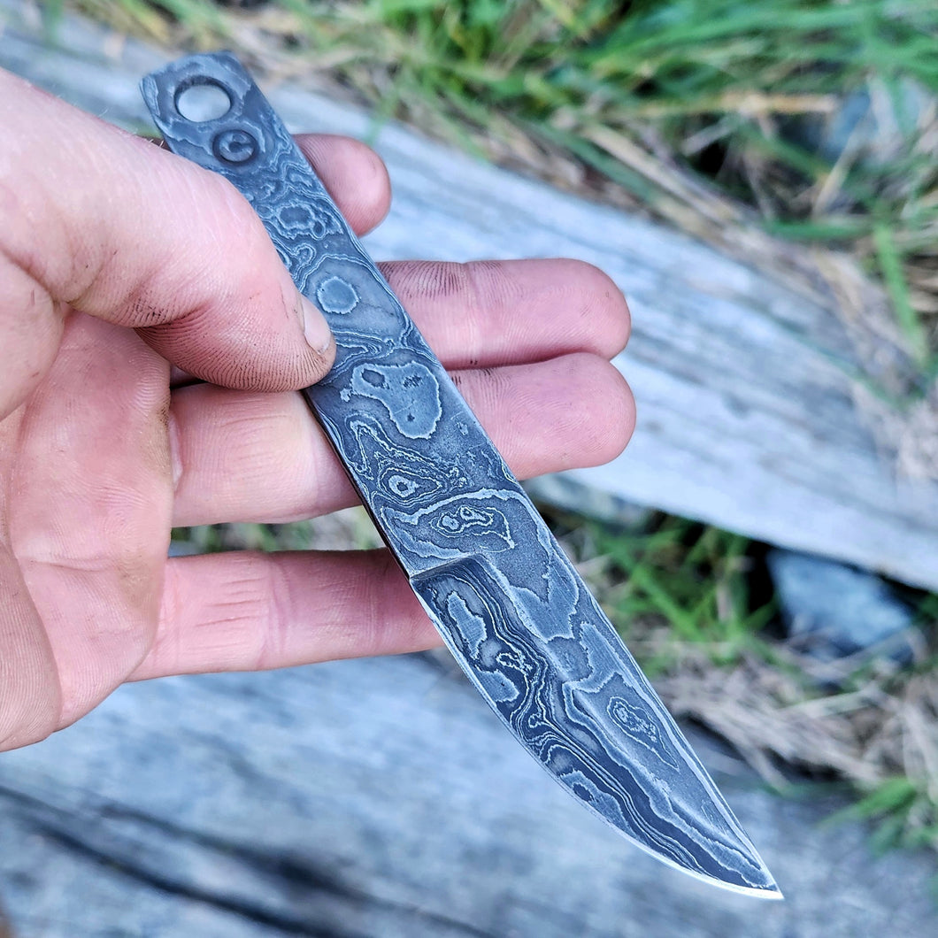 Damascus Steel Utility Knife