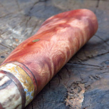 Storm Hunter detail of the swirling redwood woodgrain